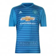 Tailandia Camiseta Manchester United Portero 2018-2019 Azul