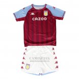 Camiseta Aston Villa Primera Nino 2021-2022