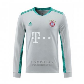 Camiseta Bayern Munich Portero Manga Larga 2020-2021 Gris