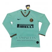 Camiseta Inter Milan Segunda Manga Larga 2019-2020