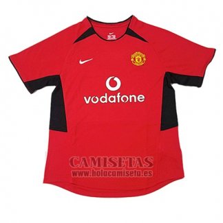 Camiseta Manchester United Primera Retro 2002