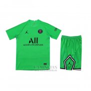 Camiseta Paris Saint-Germain Portero Nino 2021-2022 Verde