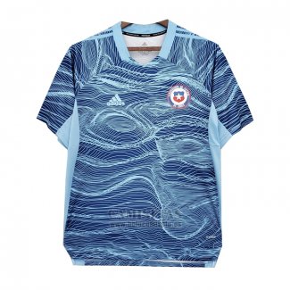 Tailandia Camiseta Chile Portero 2021-2022 Azul