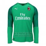 Camiseta AC Milan Portero Manga Larga 2019-2020 Verde