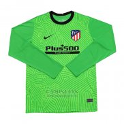 Camiseta Atletico Madrid Portero Manga Larga 2020-2021 Verde