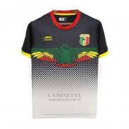 Camiseta Mali 2022 Negro y Blanco Tailandia