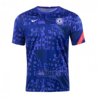 Camiseta Pre Partido del Chelsea 2020-2021 Azul