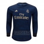 Camiseta Real Madrid Segunda Manga Larga 2019-2020