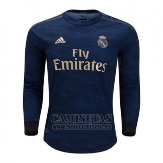 Camiseta Real Madrid Segunda Manga Larga 2019-2020
