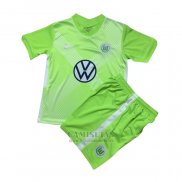 Camiseta Wolfsburg Primera Nino 2020-2021
