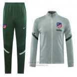 Chandal de Chaqueta del Atletico Madrid 2020-2021 Gris