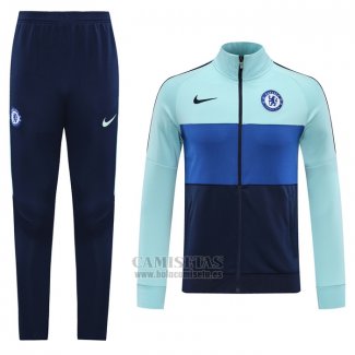 Chandal de Chaqueta del Chelsea 2020-2021 Azul