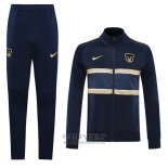 Chandal de Chaqueta del Pumas UNAM 2020-2021 Azul