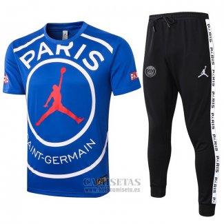 Chandal del Paris Saint-Germain Jordan Manga Corta 2020-2021 Azul