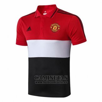 Polo Manchester United 2019-2020 Rojo y Blanco