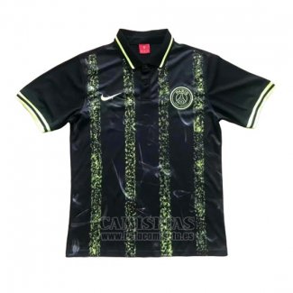 Polo Paris Saint-Germain 2019-2020 Negro y Amarillo