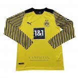Camiseta Borussia Dortmund Primera Manga Larga 2021-2022