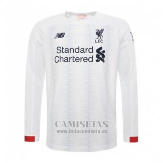 Camiseta Liverpool Segunda Manga Larga 2019-2020