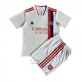 Camiseta Lyon Primera Nino 2021-2022