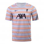 Camiseta Pre Partido del Liverpool 2022 Gris