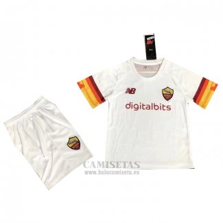 Camiseta Roma Segunda Nino 2021-2022