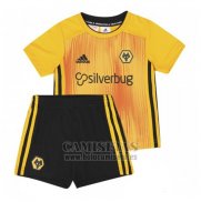 Camiseta Wolves Primera Nino 2019-2020