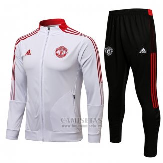 Chandal de Chaqueta del Manchester United 202021-2022 Blanco