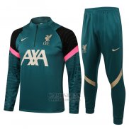 Chandal de Sudadera del Liverpool 2021-2022 Verde