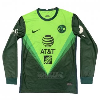 Camiseta America Portero Manga Larga 2020 Verde