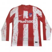 Camiseta Atletico Madrid Primera Manga Larga 2021-2022