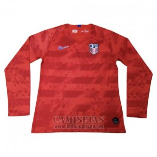 Camiseta Estados Unidos Segunda Manga Larga 2019