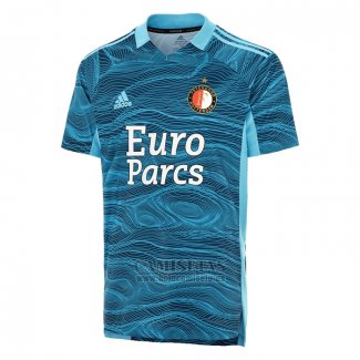 Camiseta Feyenoord Portero 2021-2022 Azul