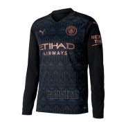 Camiseta Manchester City Segunda Manga Larga 2020-2021