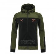 Chaqueta con Capucha del Manchester City 2021-2022 Verde