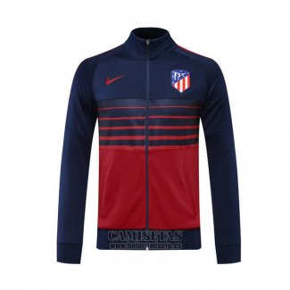 Chaqueta del Atletico Madrid 2020-2021 Azul y Rojo