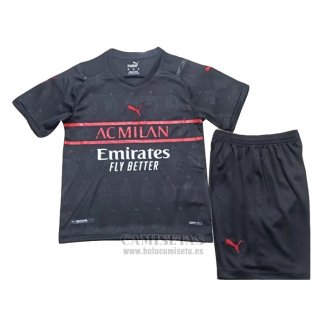 Camiseta AC Milan Tercera Nino 2021-2022