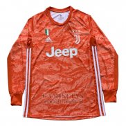 Camiseta Juventus Portero Manga Larga 2019-2020 Naranja
