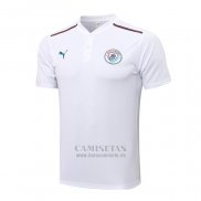 Camiseta Polo del Manchester City 2021-2022 Blanco