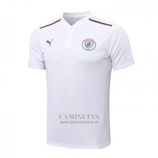 Camiseta Polo del Manchester City 2021-2022 Blanco