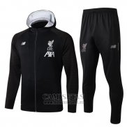 Chandal con Capucha del Liverpool 2019-2020 Negro