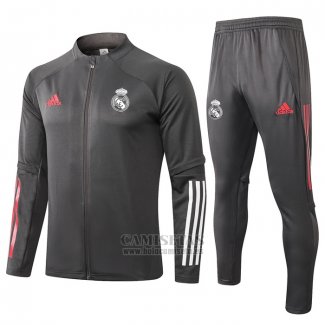 Chandal de Chaqueta del Real Madrid Nino 2020-2021 Gris