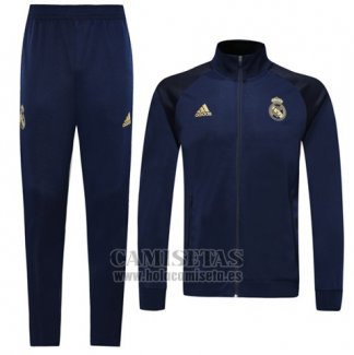 Chandal del Real Madrid 2019-2020 Azul Oscuro