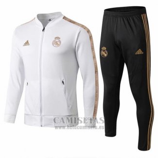 Chandal del Real Madrid 2019-2020 Blanco y Oro