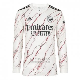 Camiseta Arsenal Segunda Manga Larga 2020-2021