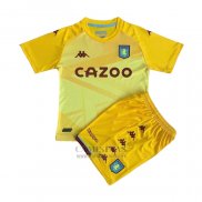 Camiseta Aston Villa Portero Nino 2021-2022 Amarillo