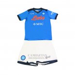 Camiseta Napoli Primera Nino 2021-2022
