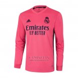 Camiseta Real Madrid Segunda Manga Larga 2020-2021