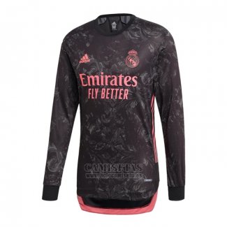 Camiseta Real Madrid Tercera Manga Larga 2020-2021