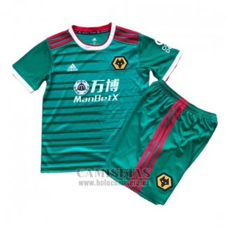 Camiseta Wolves Tercera Nino 2019-2020