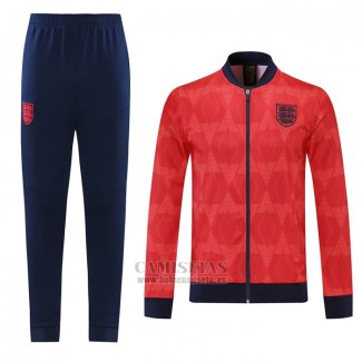 Chandal de Chaqueta del Inglaterra 2021-2022 Rojo